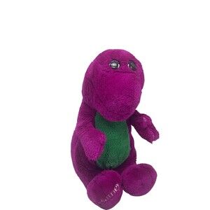 Vintage Barney The Dinosaur 12" Plush 1992 Lyons Group Purple Stuffed Toy